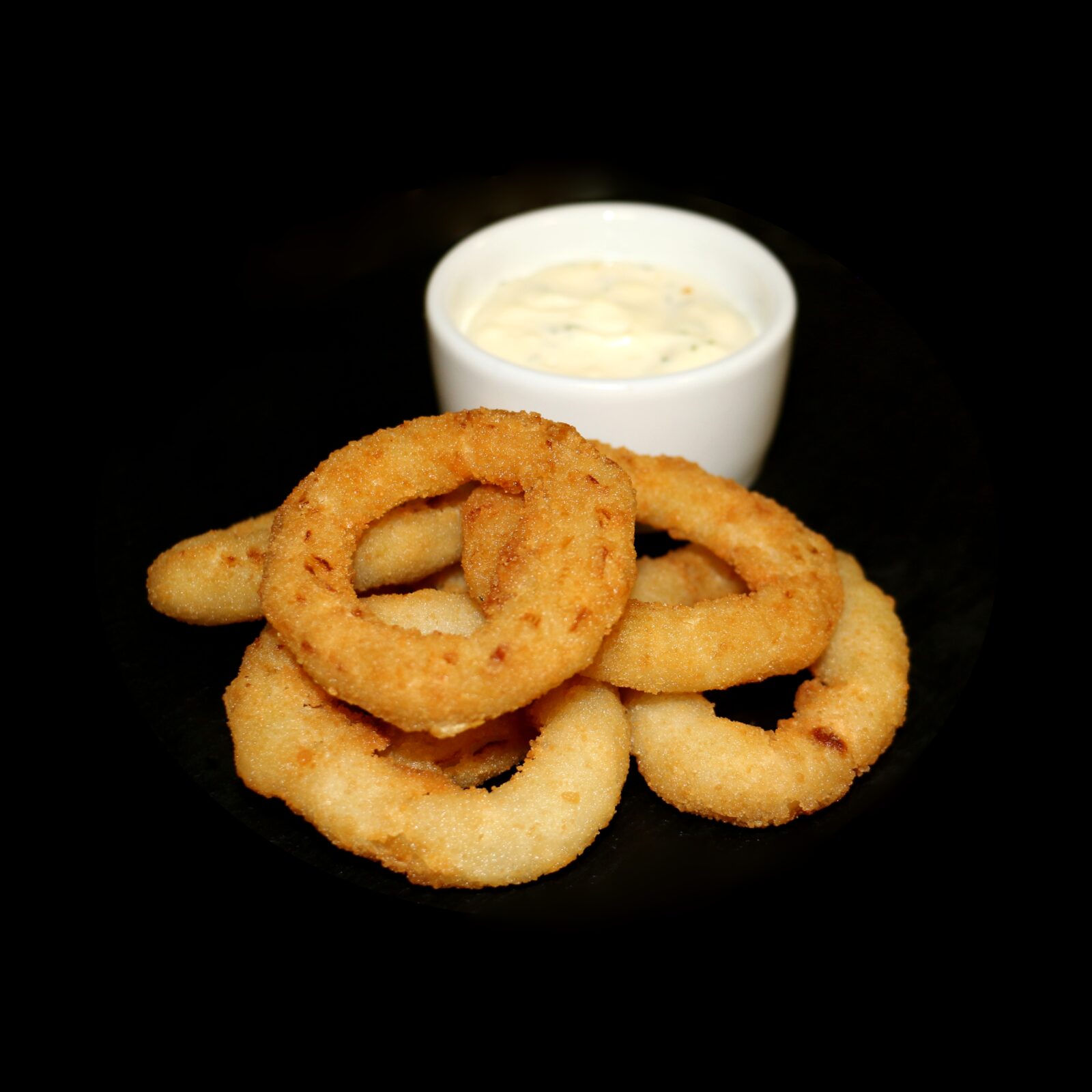 811. Sibularõngad 8 tk.+ Küüslaugu kaste